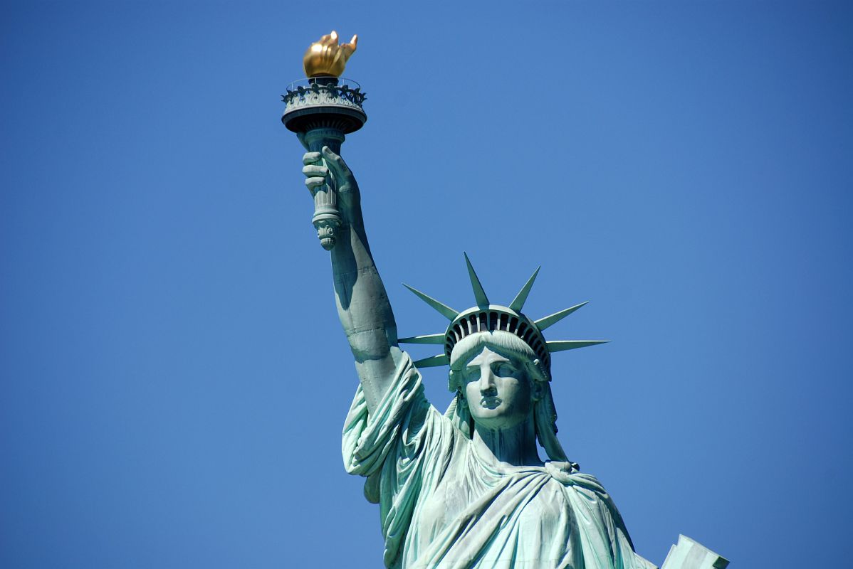 04-05 Statue Of Liberty Close Up From Cruise Ship